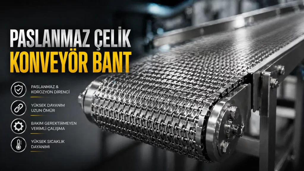 Paslanmaz Çelik Konveyör Bant