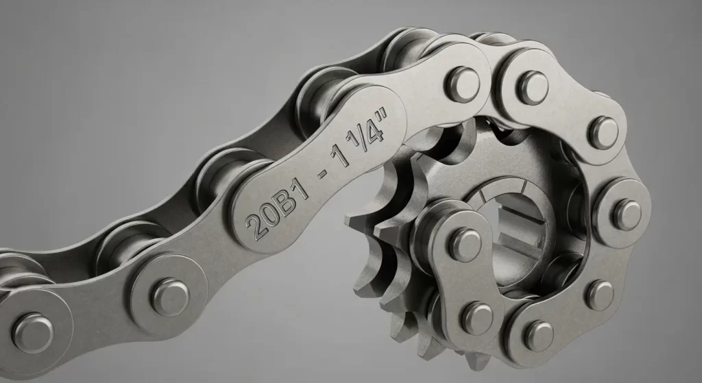 20B1 – 1 1/4″ Tek Sıralı Dişli Zincir