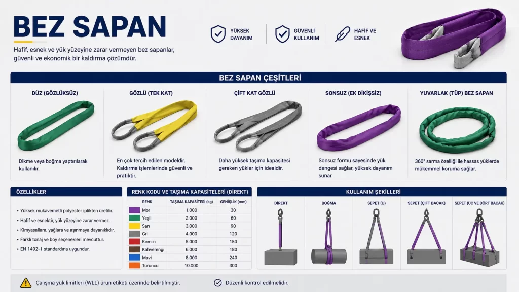 Bez Sapan Çeşitleri