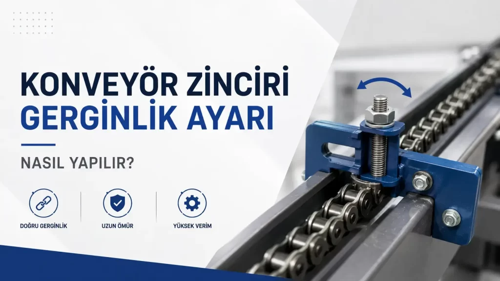 Konveyör Zinciri Gerginlik Ayarı Nasıl Yapılır?