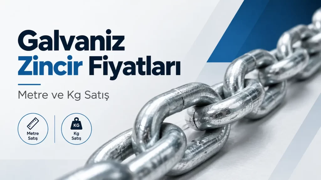Galvaniz Zincir Fiyatları | Metre ve Kg Satış