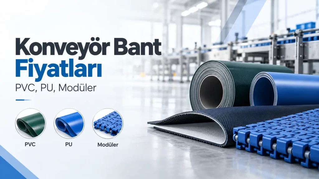 Konveyör Bant Fiyatları | PVC, PU, Modüler