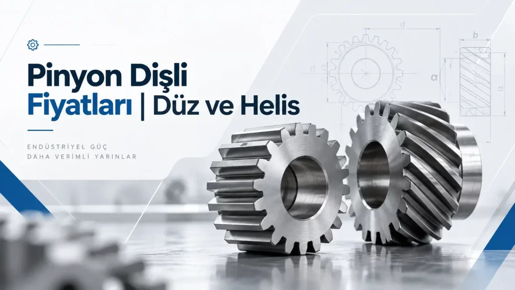 Pinyon Dişli Fiyatları | Düz ve Helis